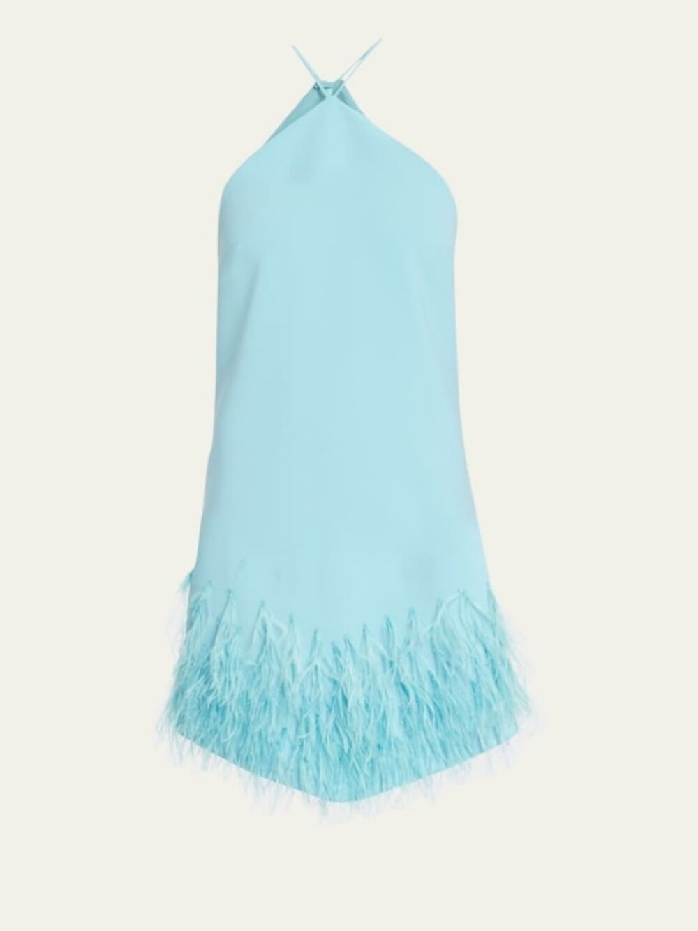 Alexis Bristal Feather-trim Dress - Picture 1 of 7